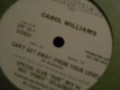 Carol Williams-Cant Get Away-Special Disco Dub Mix -One Sided Promo  10