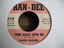 SAXIE RUSSELL KILLER PSYCHEDELIC SOUL 45 RAN-DEE 114 COME DANCE WITH ME LISTEN