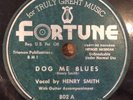 HENRY SMITH detroit blues 78 Dog Me Blues / Rocking Chair Boogie   Fortune 802