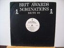B.P.I. AWARDS NOMINATION SAMPLER Brit Awards 89 ISLAND U2, Mica Paris PROMO LP