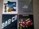Bad Company 4x Lps 1st, Straight Shooter, Run with the Pack, Desolation Angels
