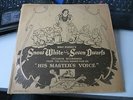 78 RPM SNOW WHITE 3 RECORD SET WALT DISNEY RARE