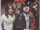 autographe signed hand ac dc malcolm angus young bon scott lp highway to hell