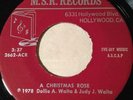 DICK KENT A CHRISTMAS ROSE/A SONG OF LOVE RARE HOLIDAY 45 MINT