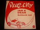 JAN & DEAN - DRAG CITY / SCHLOCK ROD - 45 RARE DANISH PS 1963 SURF ROCK - LISTEN