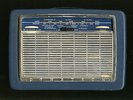 Vintage Retro Dynatron Portable Radio Luxembourg Blue Grey 1960s Handbag Style