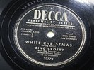 Christmas 78/Bing Crosby/White Christmas/God Rest Ye Merry Gentlemen/Decca 23778