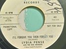 Lydia Pense, I'll Forgive You Then Forget You, Invader Records, 7