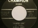 RARE Northern Soul Gloria Jones Tainted Love Champion-Black Label