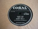 BUDDY HOLLY CRICKETS 78. PEGGY SUE / EVERYDAY  CORAL M-