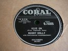 BUDDY HOLLY CRICKETS 78. RAVE ON / TAKE YOUR TIME  CORAL M-