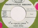 YOUNG JESSIE My Country Cousin MERCURY 45 R&B popcorn mod ORIG. 1961 VG++