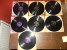Seven Frank Sinatra Gramophone Records 78rpm White Christmas