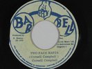 Reggae 45 CORNELL CAMPBELL Two Face Rasta on Bar Bell VG++