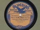c 78 RPM Hartman's Heart Breakers buff Bluebird B-6542 in V+/VV+