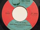 SAM DEES & BETTYE SWANN-JUST AS SURE /STORYBOOK CHILDREN-70s SOUL 45 on BIG TREE