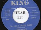 Stanley Brothers HILLBILLY 45 (King 5269) I'm a Man of Constant Sorrow CLASSIC