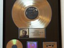 DAVID BOWIE - CHANGESONEBOWIE - RIAA  PLATINUM   RECORD AWARD