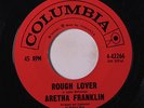 ARETHA FRANKLIN: Rough Lover / I Surrender, Dear 45 rare Soul