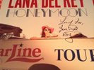 LANA DEL REY - HONEYMOON LP FULLY SIGNED AUTOGRAPH RED VINYL EDITION MINT AS NEW