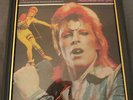 david bowie music scene cover ziggy 1973 framed  rare plus cuttings original .