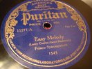 JAZZ CHARLIE STRAIGHT ORCH Easy Melody-2 / Sweet Henry-3 PURITAN 11271
