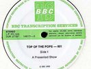 BBC TRANSCRIPTION 1980 - Top Of The Pops #801/ GENESIS / BLONDIE / 2 SQUEEZE