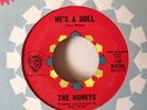 The Honeys 1964 He's A Doll WB 5430 RARE Brian Wilson Penned Girl Surf Rock EX