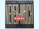Vandross, Luther - Never too much 7-inch Vinyl Record Picture Sleeve Wall Clock