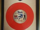 DAVID BOWIE Space Oddity Memorabilia 7 inch Vinyl frame with printed Autograph
