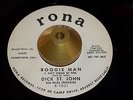 Dick St. John -Boogie Man- Mod Halloween Rocker 45 on Rona - Hear