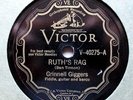 GRINNELL GIGGERS   Ruth's Rag/Giggers Waltz   VICTOR V-40275   PRE-WAR HILLBILLY