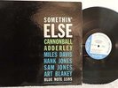 Cannonball Adderley Somethin Else Blue Note BLP 1595 LP