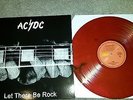 AC/DC - LET THERE BE ROCK - RED VINYL LP APLP 022 AUSTRALIEN
