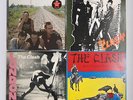 VINYL RECORDS X 4 THE CLASH, GIVE 'EM ENOUGH ROPE, LONDON CALLING, COMBAT ROCK
