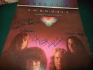 SIGNED BY ALL MEMBERS AMBROSIA 1976 VINYL LP SOMEWHERE I'VE NEVER TRAVELLED
