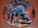 IRON MAIDEN -  A Real Live One  PIC-LP,  EMI,  PLP 777781456-1,  PROMO