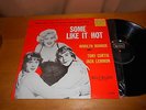 Some Like It Hot 50s SOUNDTRACK LP Marilyn Monroe Tony Curtis Jack Lemmon 1959
