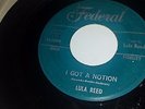 LULA REED I Got A Notion / Puddentane FEDERAL 12416 RARE R&B ROCKER 45 7