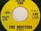 THE DRIFTERS ROCK-N-ROLL ROCKABILLY 45 ON CAPITOL PROMO LABEL #4220 FEELIN FINE