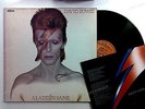David Bowie - Aladdin Sane GER LP 1973 FOC + Insert Glam Mick Ronson //4