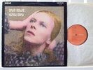 David Bowie Hunky Dory Vinyl Lp Uk Unusual Overprint USA Orange Label Mainman