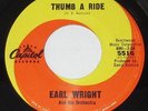 EARL WRIGHT Thumb A Ride 45 RPM Capitol 5516 RARE NORTHERN SOUL Listen/ Hear
