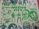 PEARL JAM MEXICO CITY AMES 2015 POSTER BLUE/GREEN VARIANT VERY RARE