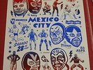 PEARL JAM MEXICO CITY AMES 2015 POSTER 29-11 RED/BLUE VARIANT VERY RARE