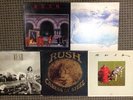 Rush 5 Vinyl LP Record Albums Signals Moving Pictures Grace Under Pressure &More