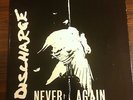 DISCHARGE Never Again gatefold LP on CLAY Tragedy Skitsystem Exploited Gism GBH