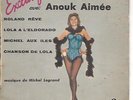 MICHEL LEGRAND Lola anouk aimée SINFONIA SEP 507 avec languette