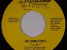 THE GENERATORS: TV SET Rare Cleveland Indie Rock ’80 45 NM- Super HEAR IT  WMMS