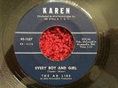 THE AD LIBS - EVERY BOY AND GIRL b/w THINK OF ME rare 1966 northern soul KAREN